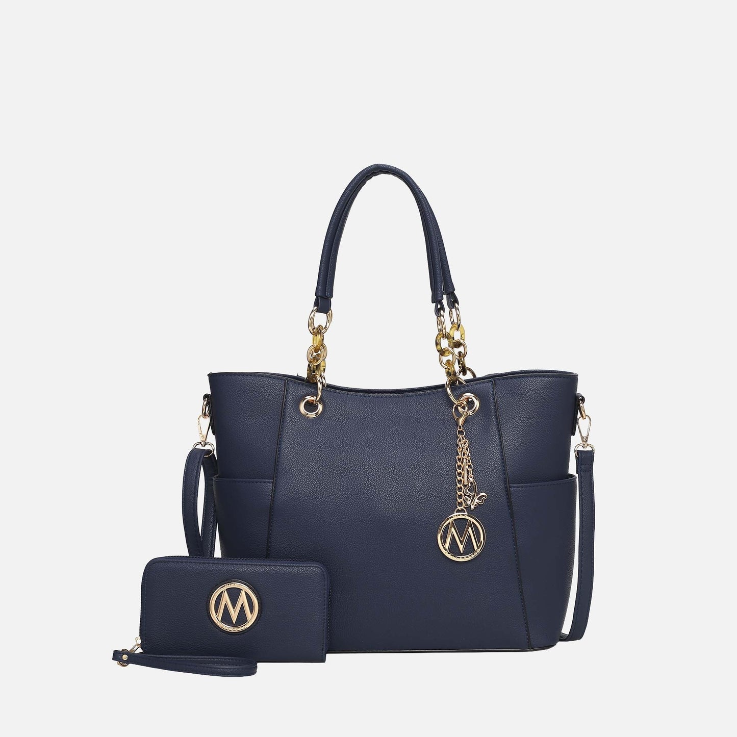 Mkf Collection by Mia K. - Bonita Tote Bag and Wallet Set