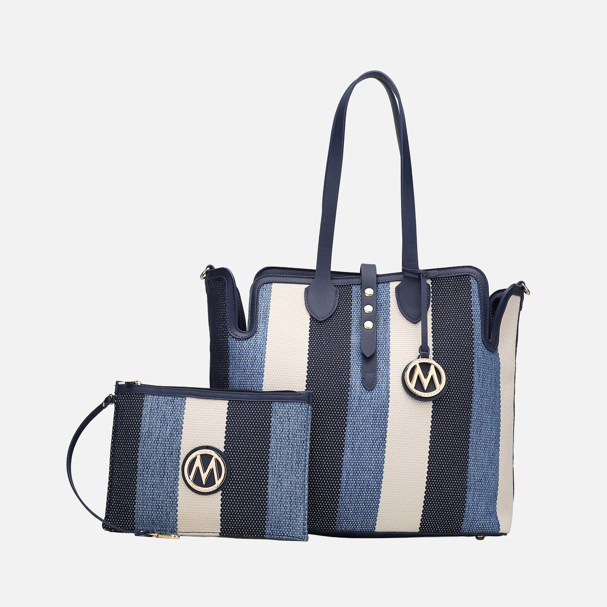 Mkf Collection by Mia K. - Juliana Tote Bag and Wristlet Set