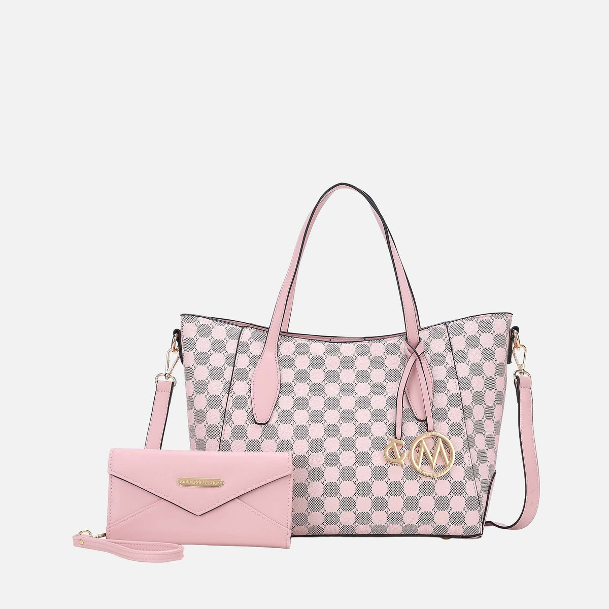 Mkf Collection by Mia K. - Gianna Tote Bag and Wallet Set
