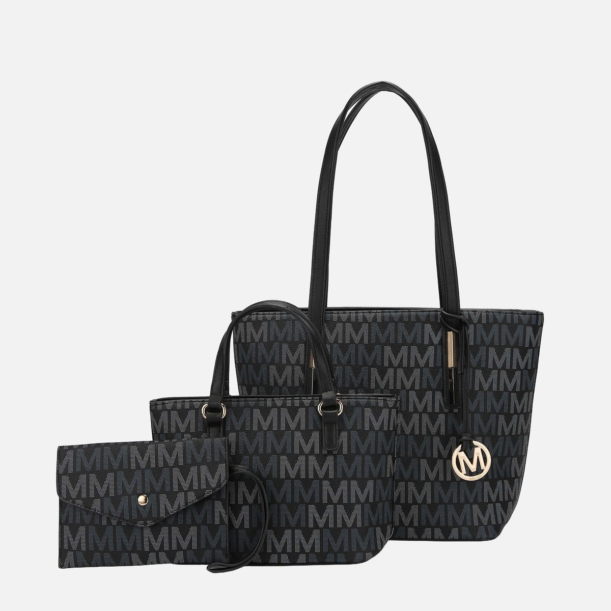 Mkf Collection by Mia K. - Aylet Signature Tote Bag and Set