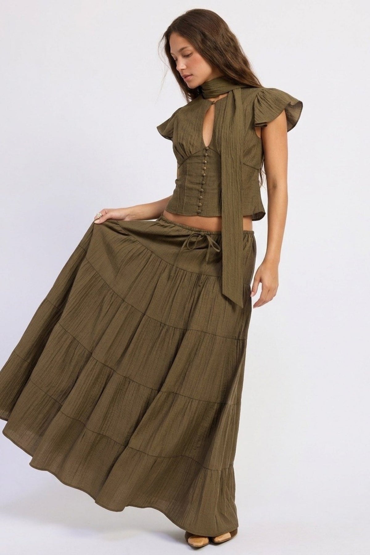 Emory Park Lumina Maxi Skirt