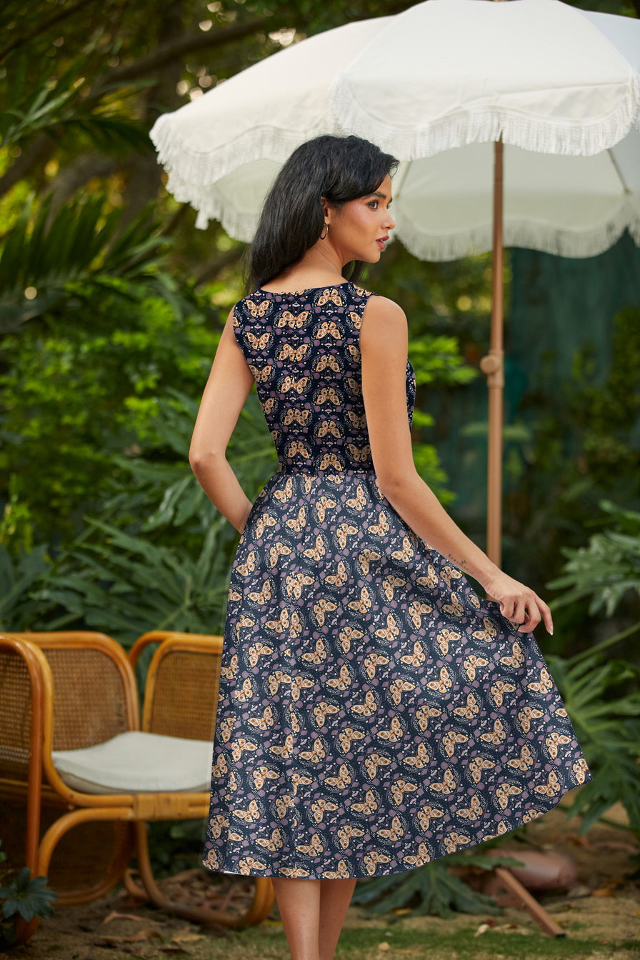 moth midi dress Moth Midi Dress view 6 (dress) - shop at us.meeeshop
