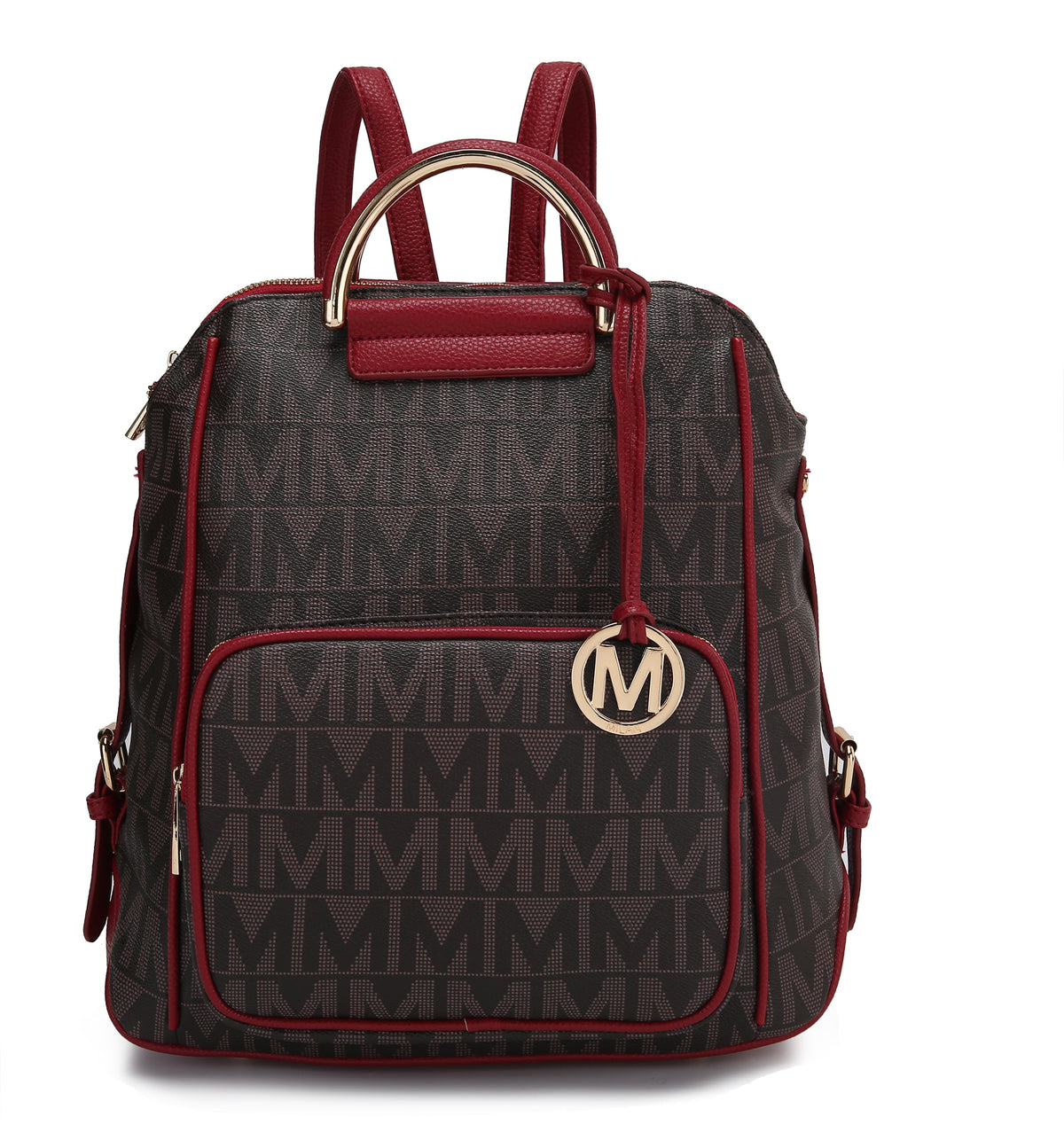 Mkf Collection by Mia K. - Cora Signature Backpack Handbag