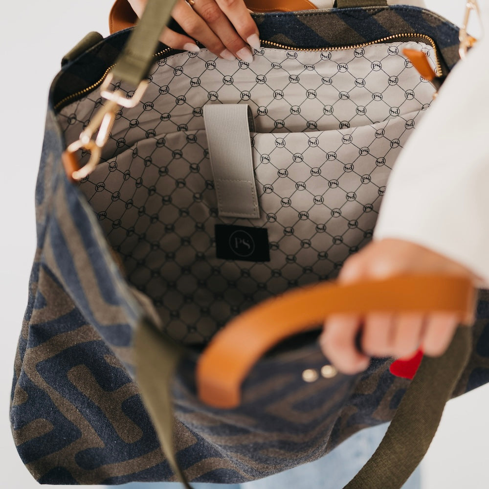 Chelsie Canvas Printed Tote