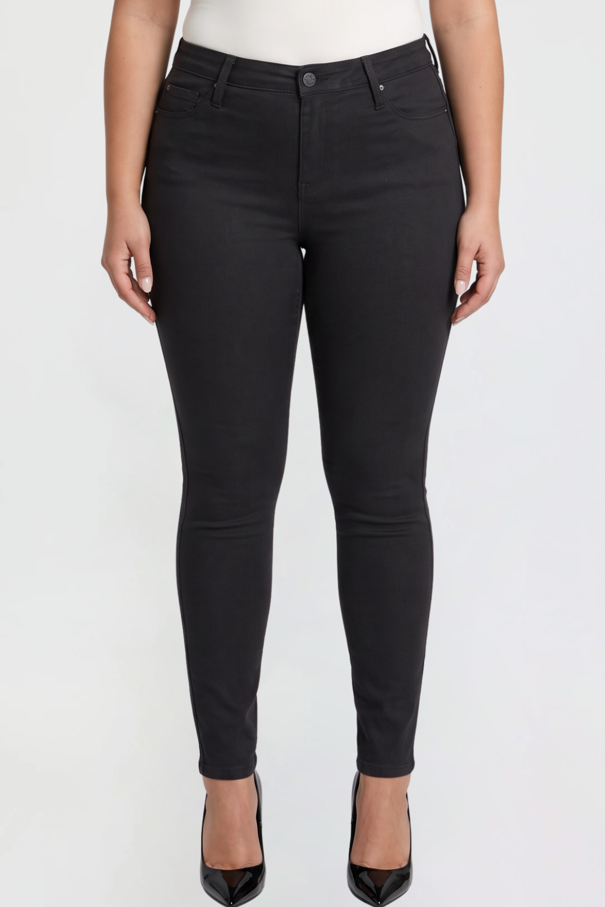 Ymi Women's plus Hyperstretch Skinny Pants