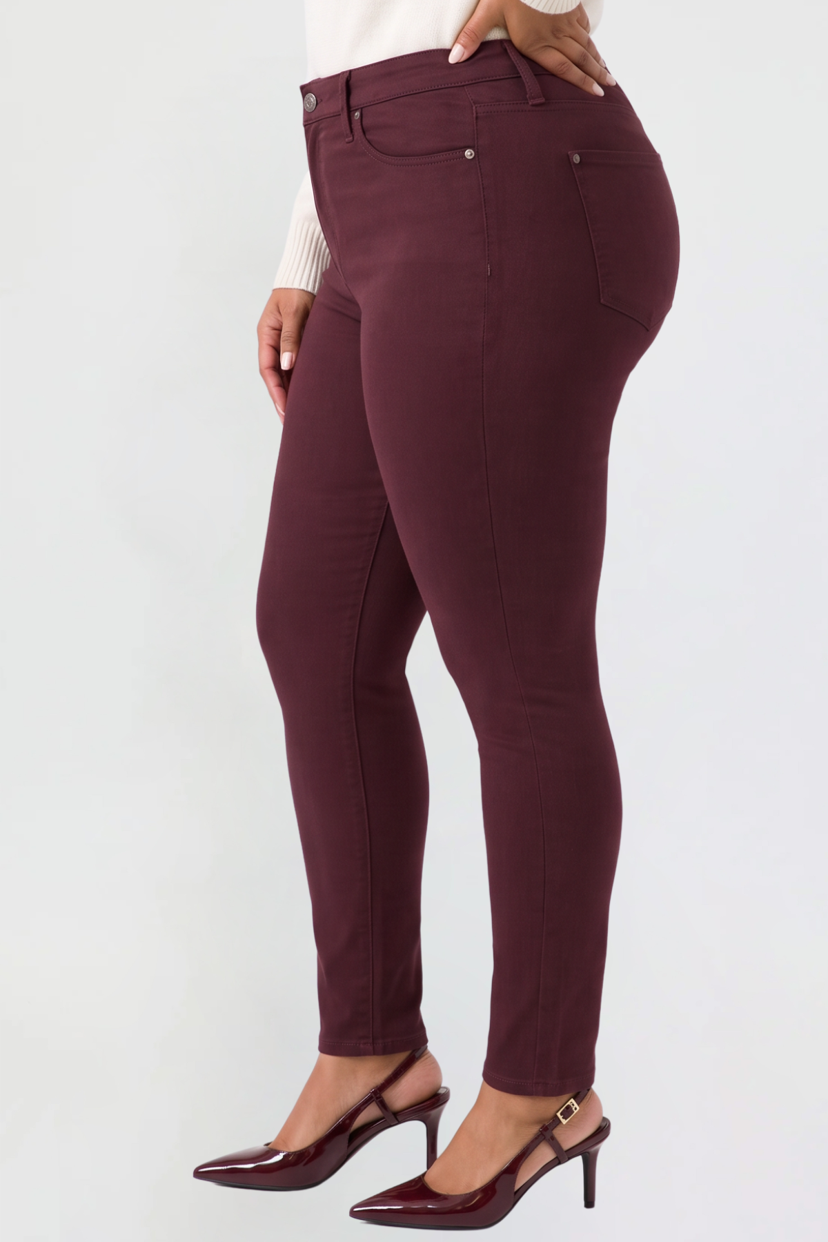 Ymi Women's plus Hyperstretch Skinny Pants