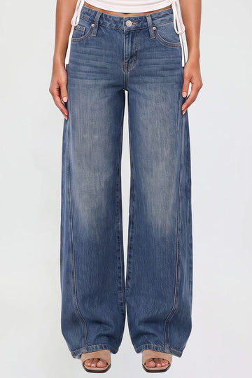 Women's Joey Seamed Ultra Wide Leg Jeans
