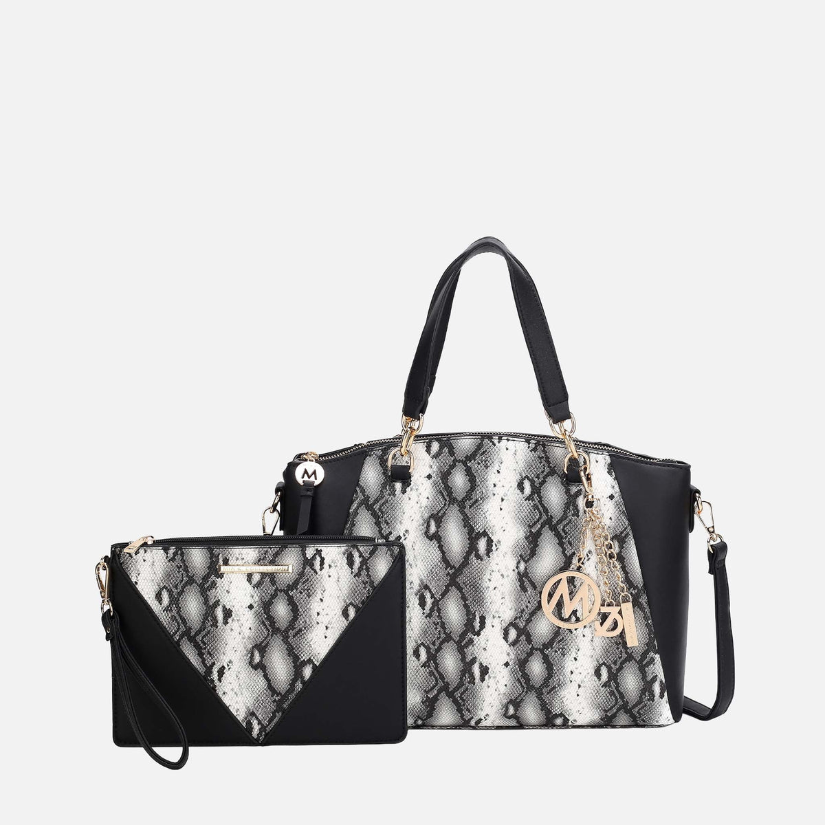 Addison Shoulder Bag and Wristlet Set in Charcoal Grey view 5 - Addisyn Shoulder Bag Jw Pei (one-piece)