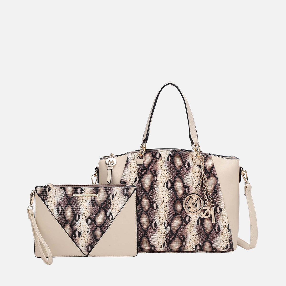 Addison Shoulder Bag and Wristlet Set in Cognac Brown view 4 - Addisyn Shoulder Bag Jw Pei (one-piece)