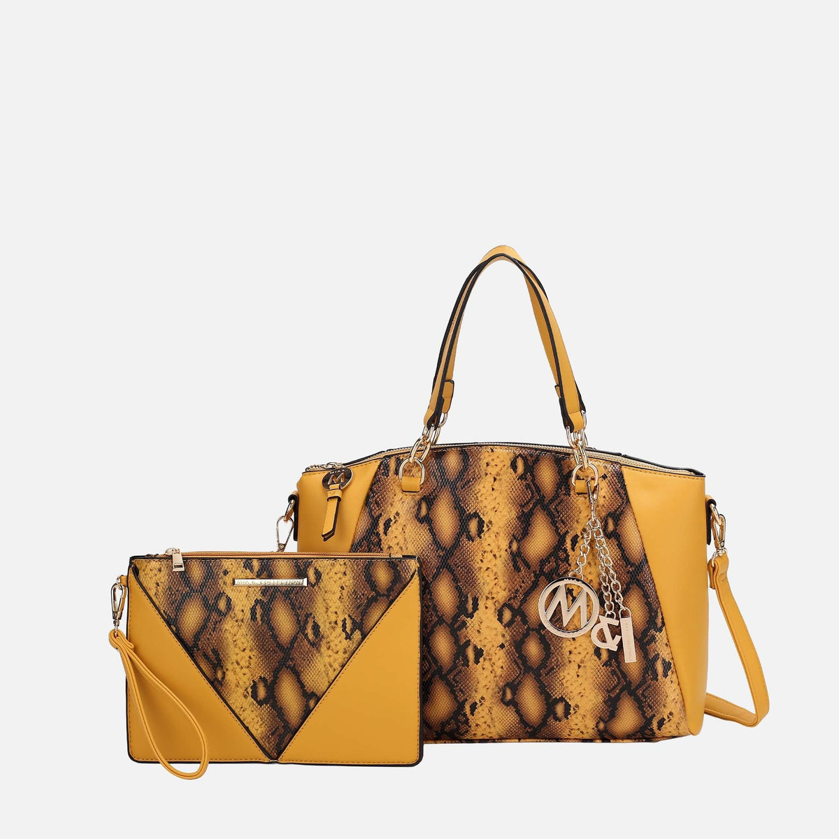 Addison Shoulder Bag and Wristlet Set in Pink view 10 - Addisyn Shoulder Bag Jw Pei (one-piece)