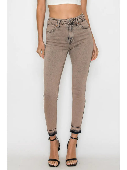 Alexis High Rise Stretch Skinny Jeans in 1 (24) view 2 - High-Waisted - Alexis High Waist Barrel Jeans Paige (bottom)