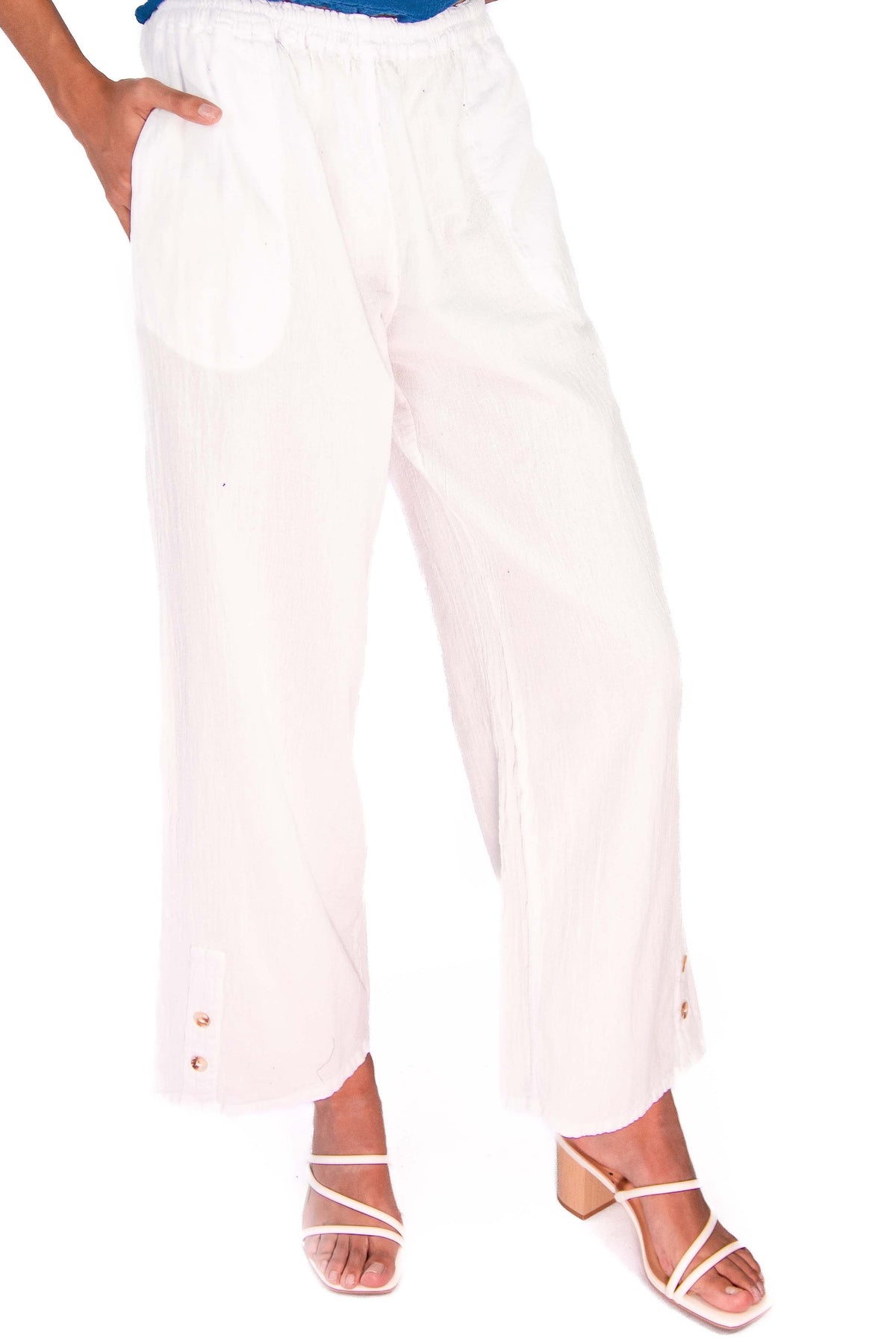 Alexis Pants 100% Cotton Gauze - MeeeShop Women's Fashion