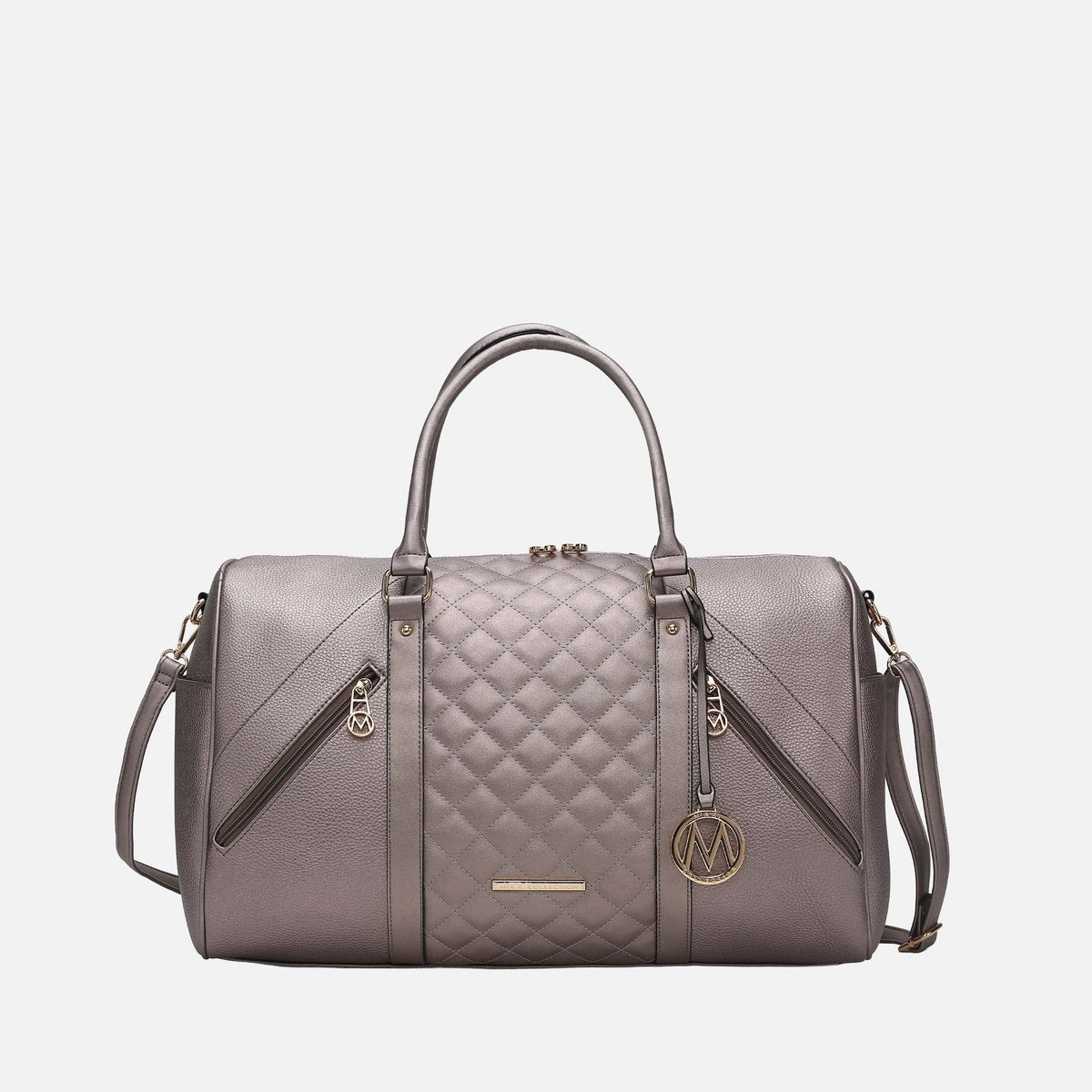 Allegra Weekender Bag in Pewter view 8
