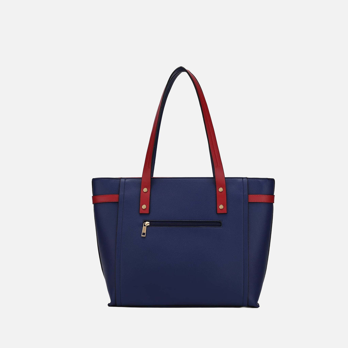 Andry Tote Bag in Cognac Brown view 3 - Laundry Bag Tote