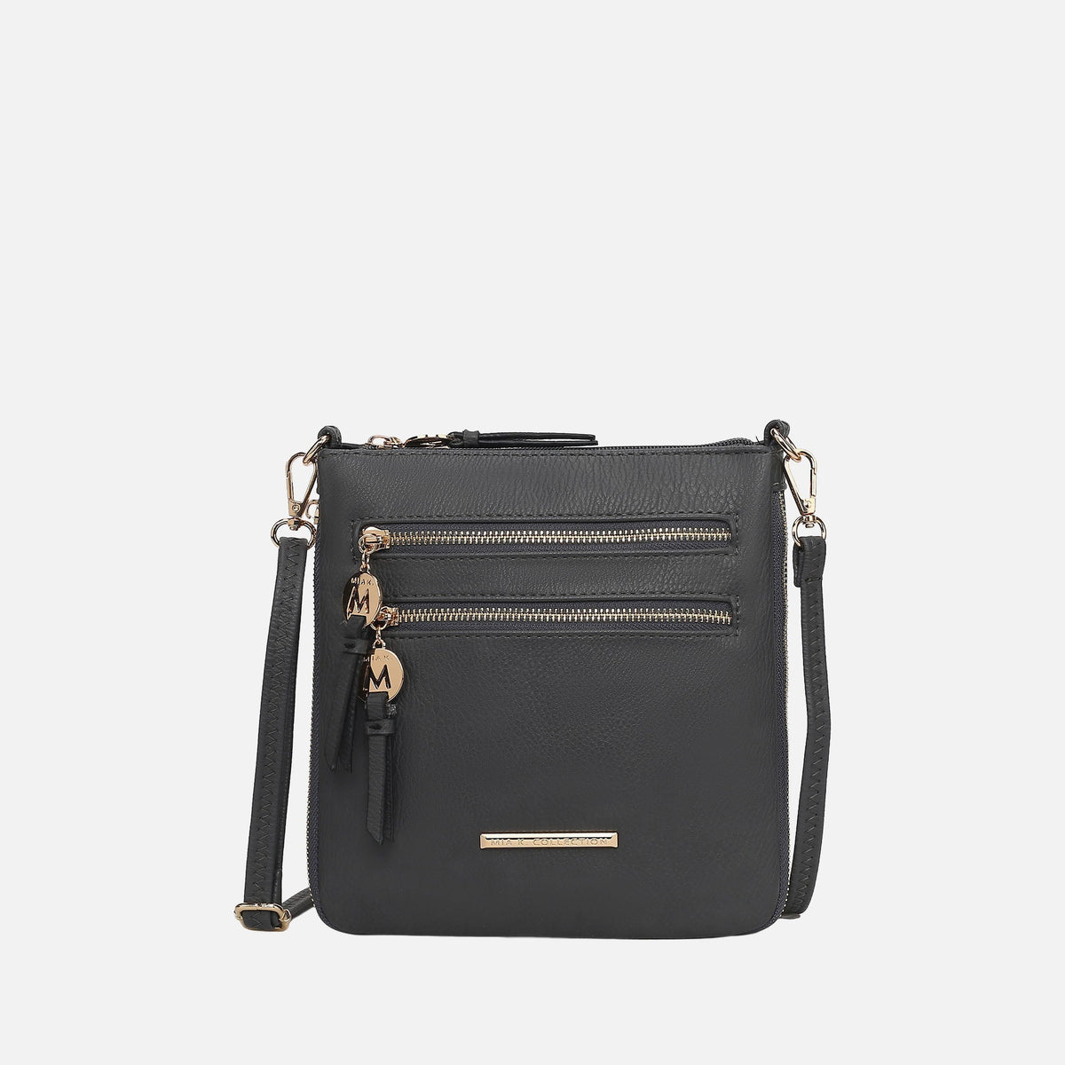 Angelina Expandable Crossbody Bag in Midnight Blue view 6 - Bag Crossbody