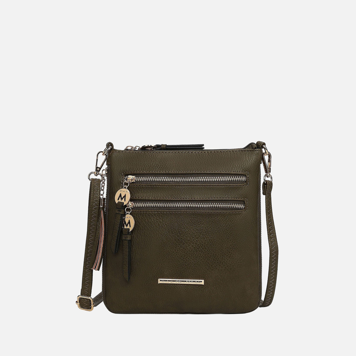 Angelina Expandable Crossbody Bag in Red view 11 - Bag Crossbody