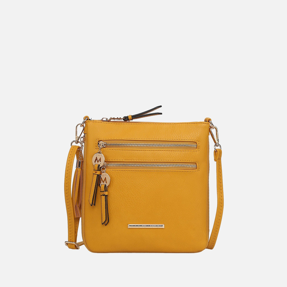 Angelina Expandable Crossbody Bag in White view 13 - Bag Crossbody