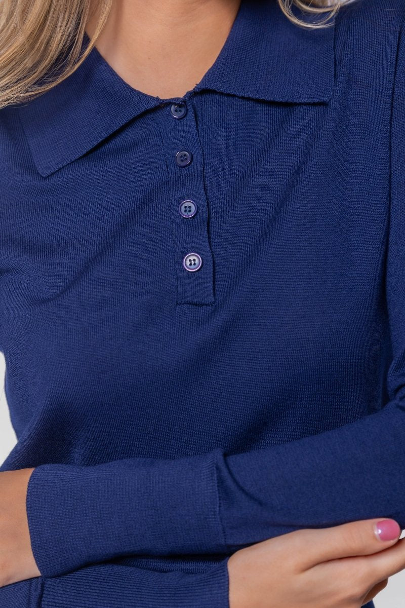 Aria Top (dark Blue) view 7 - Aria Top Black