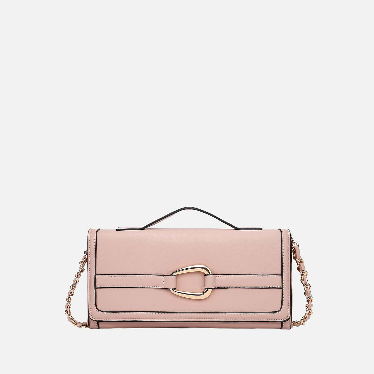 Arlena Crossbody Bag in Dusty Pink view 5 - Guess Arlena Crossbody Bag