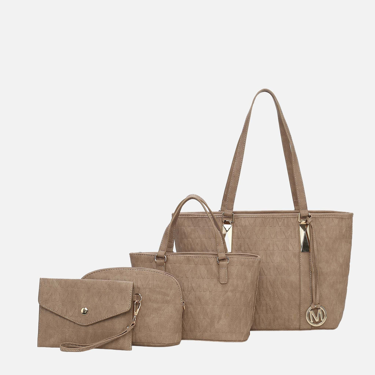 Arya Signature Tote and Set in Burgundy view 3 - Set Tote (one-piece)