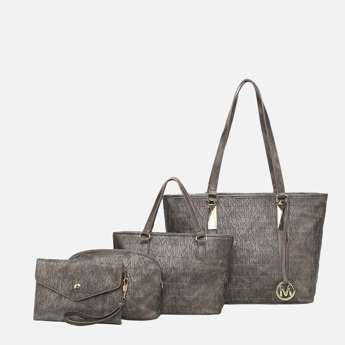 Arya Signature Tote and Set in Chocolate view 5 - Set Tote (one-piece)