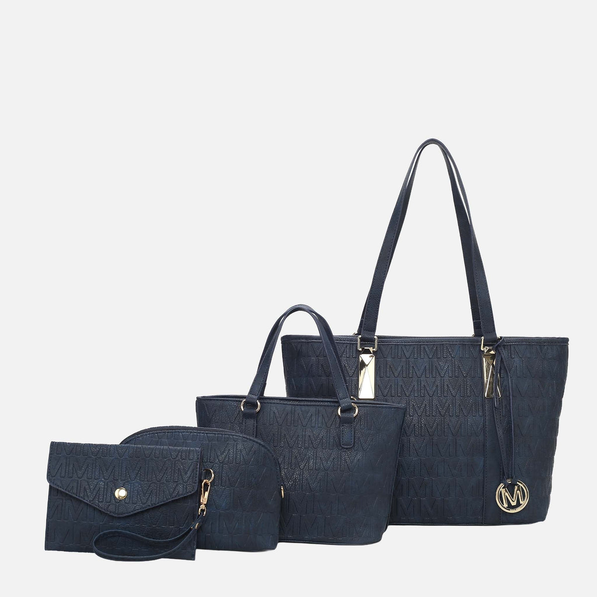 Arya Signature Tote and Set in Indigo view 6 - Set Tote (one-piece)