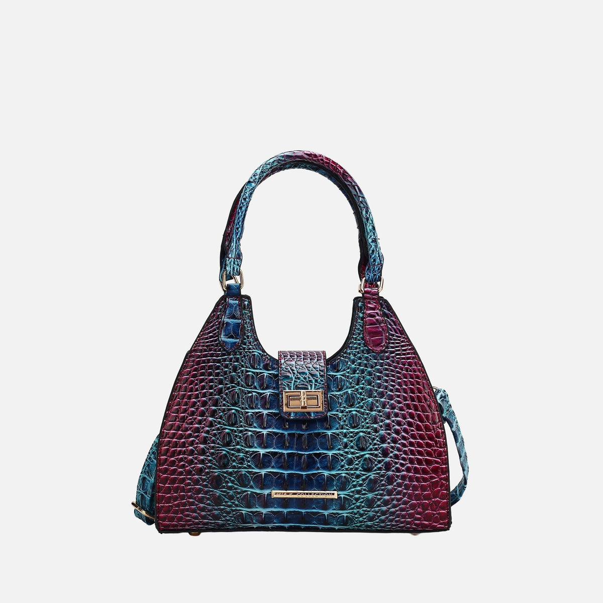 Ava Gradient Croc Tote Bag view 7 - Bag Tote