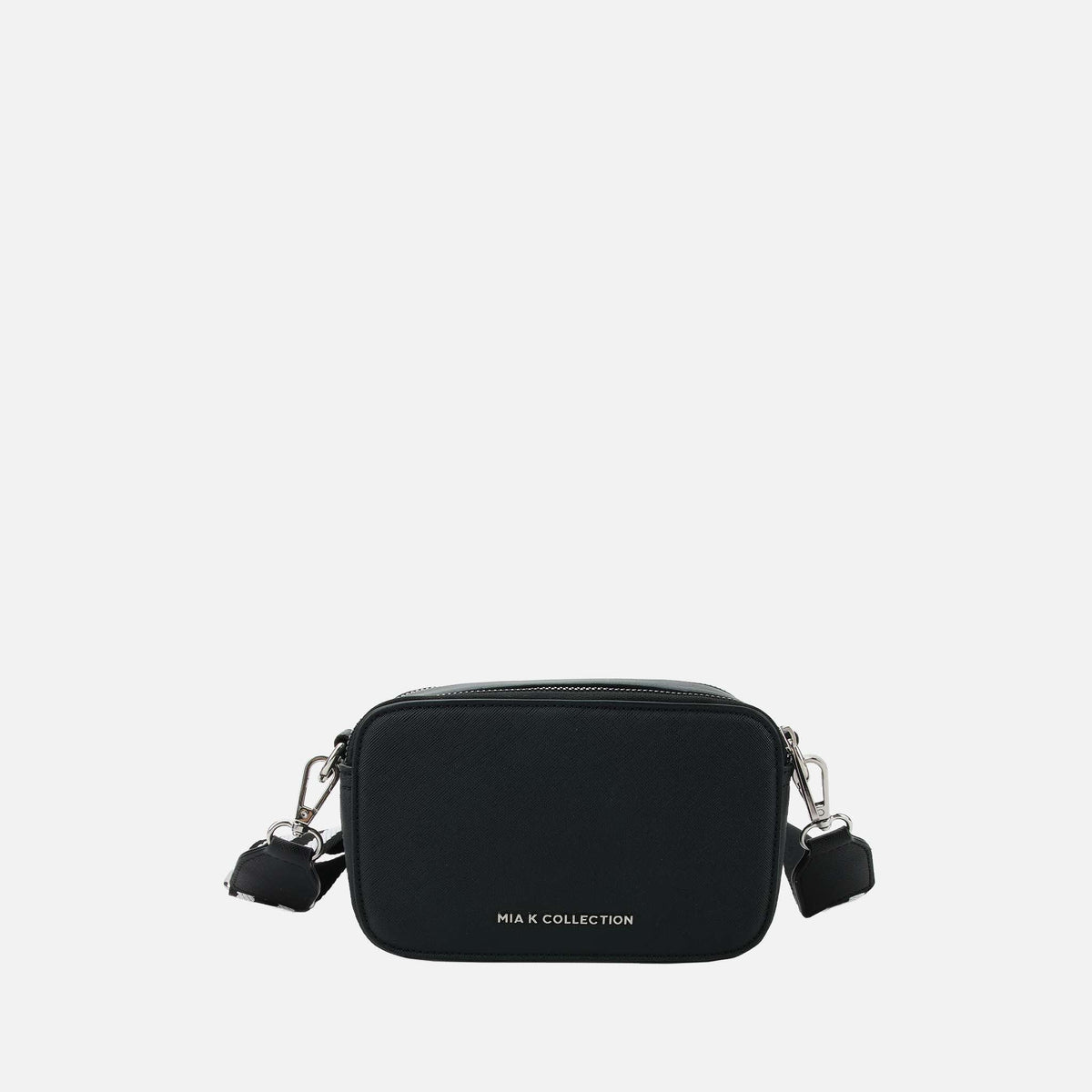 Avielle Crossbody Bag in Purple view 8 - Aviel Mini Double Zip Crossbody