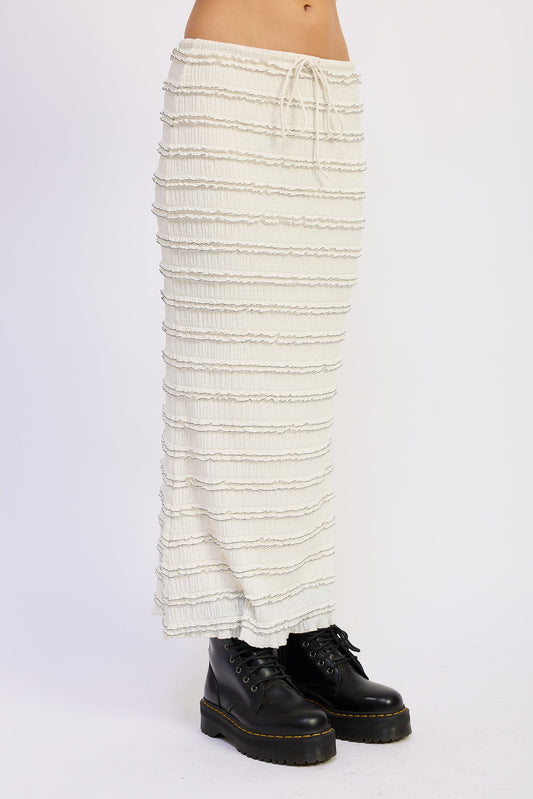 Azmira Maxi Skirt in Ivory view 2 - Azra Maxi Skirt (dress)