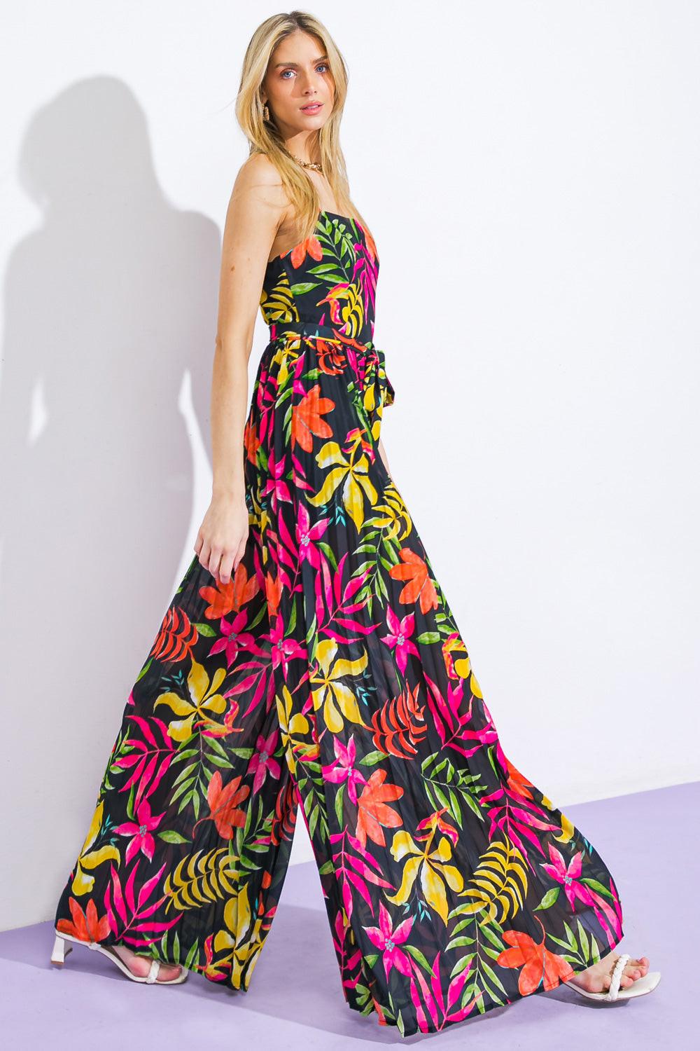 blossoming with joy Blossoming with Joy Woven Jumpsuit view 10 (one-piece) - shop at us.meeeshop