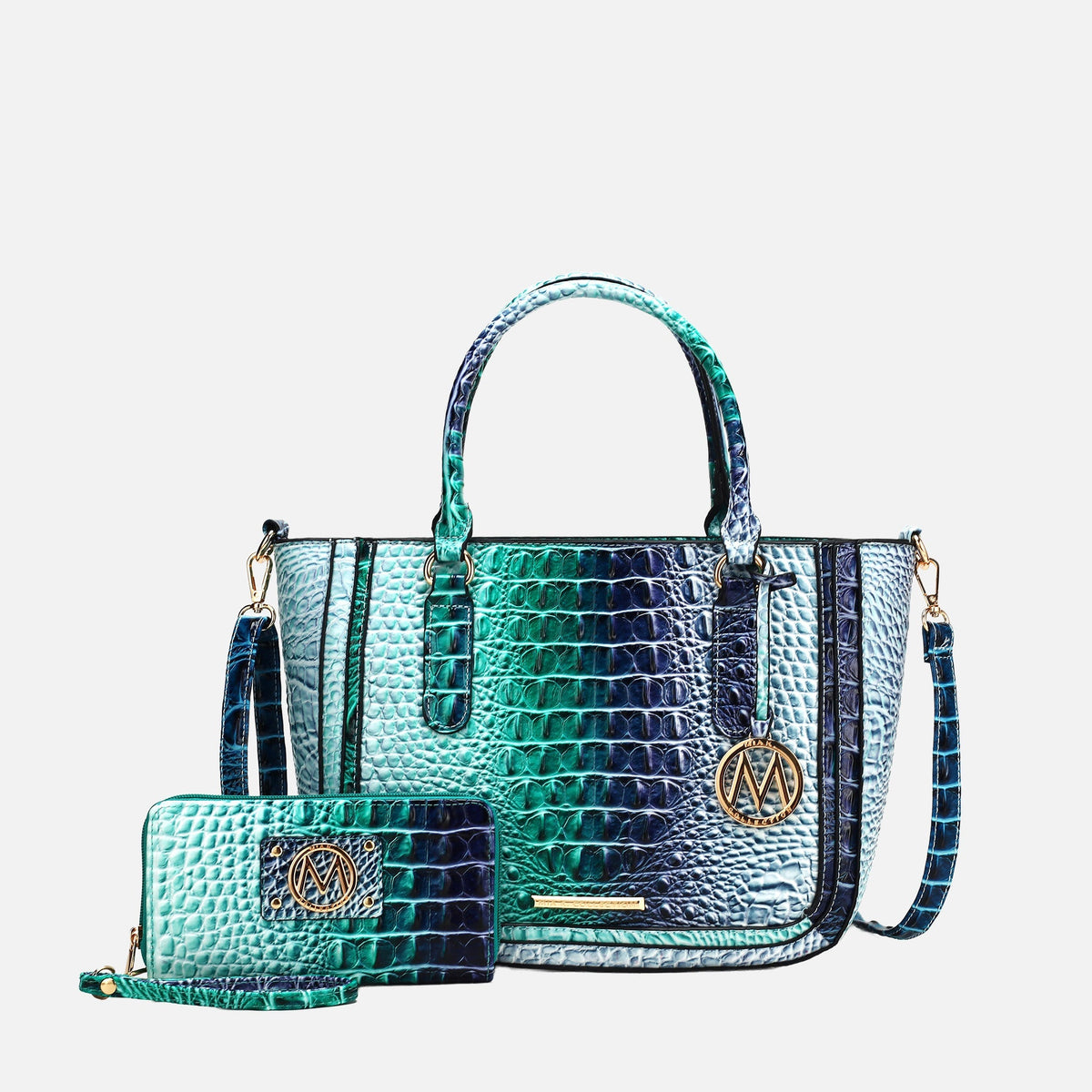 Bonnie Gradient Croc Shoulder Bag and Set view 8 - Set Bag (one-piece)