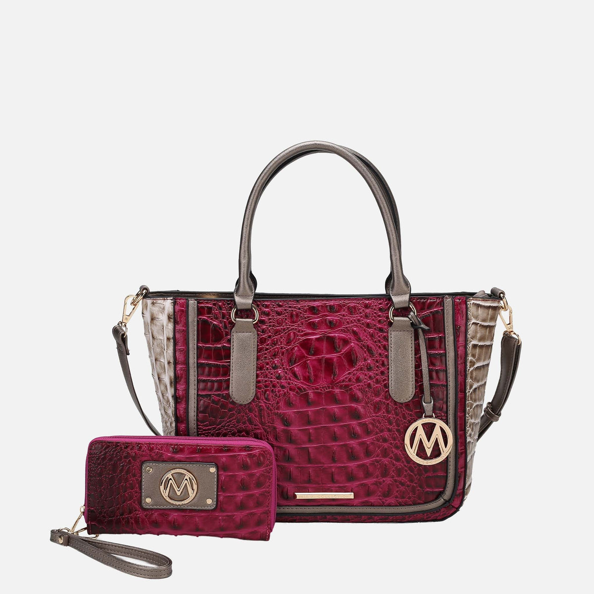 Bonnie Shoulder Bag and Set in Croco Green view 4 - Bonnie Shoulder Bag Prada (one-piece)