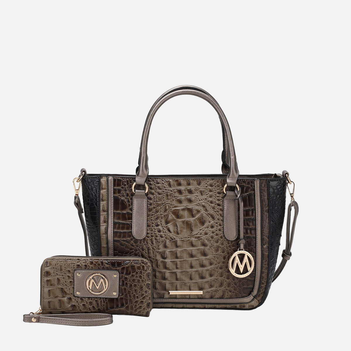 Bonnie Shoulder Bag and Set in Croco Navy view 5 - Bonnie Shoulder Bag Prada (one-piece)