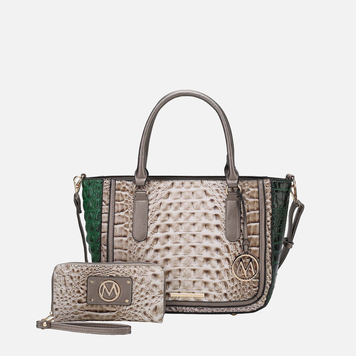 Bonnie Shoulder Bag and Set in Croco Yellow view 8 - Bonnie Shoulder Bag Prada (one-piece)