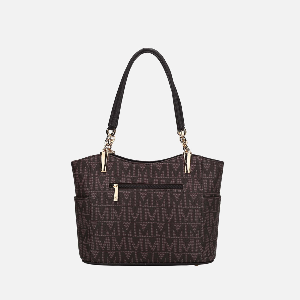 Braylee Signature Tote Bag in Navy view 3 - Bag Tote