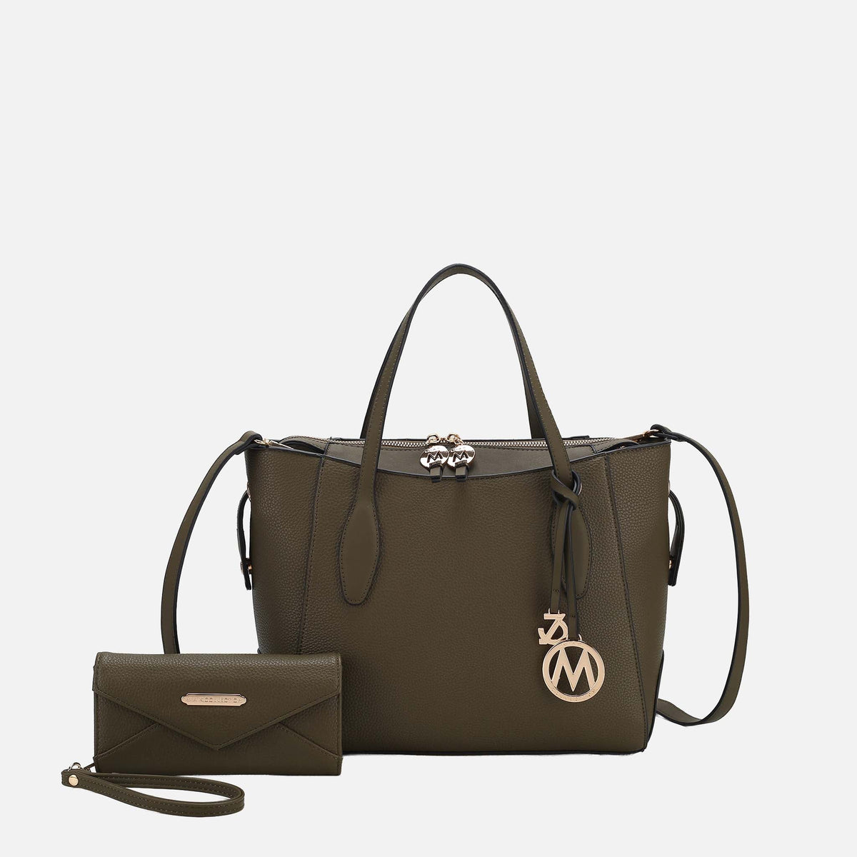 Bruna Tote Bag and Wallet Set in Golden Poppy view 11 (one-piece)