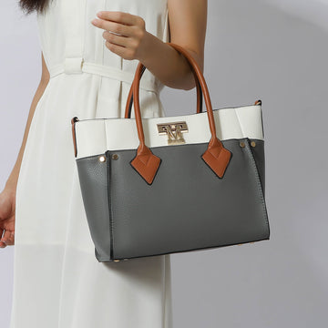 Brynlee Tote Bag and Set in Burgundy view 2 - Brynlee Bag (one-piece)