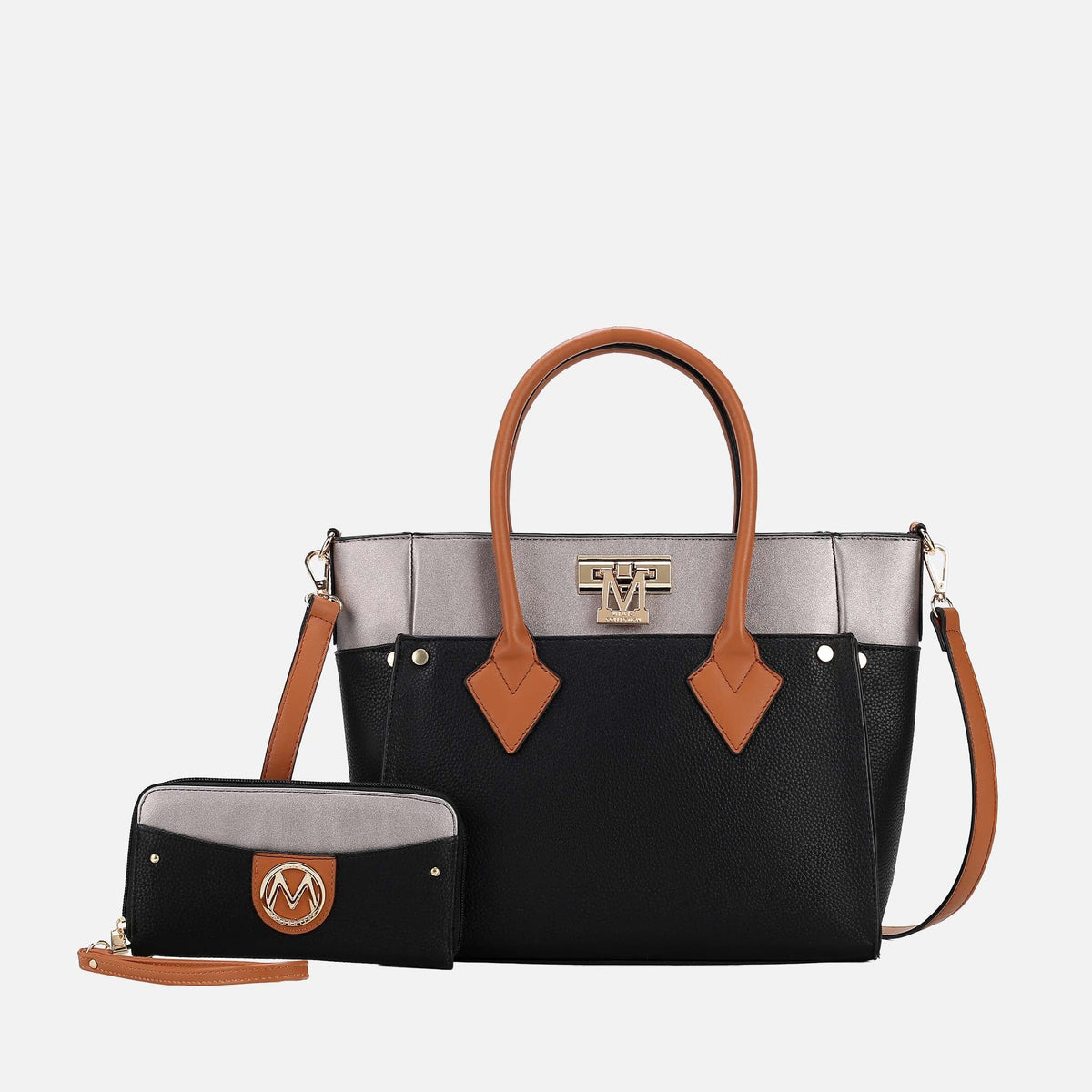 Brynlee Tote Bag and Set in Mustard view 7 - Brynlee Bag (one-piece)