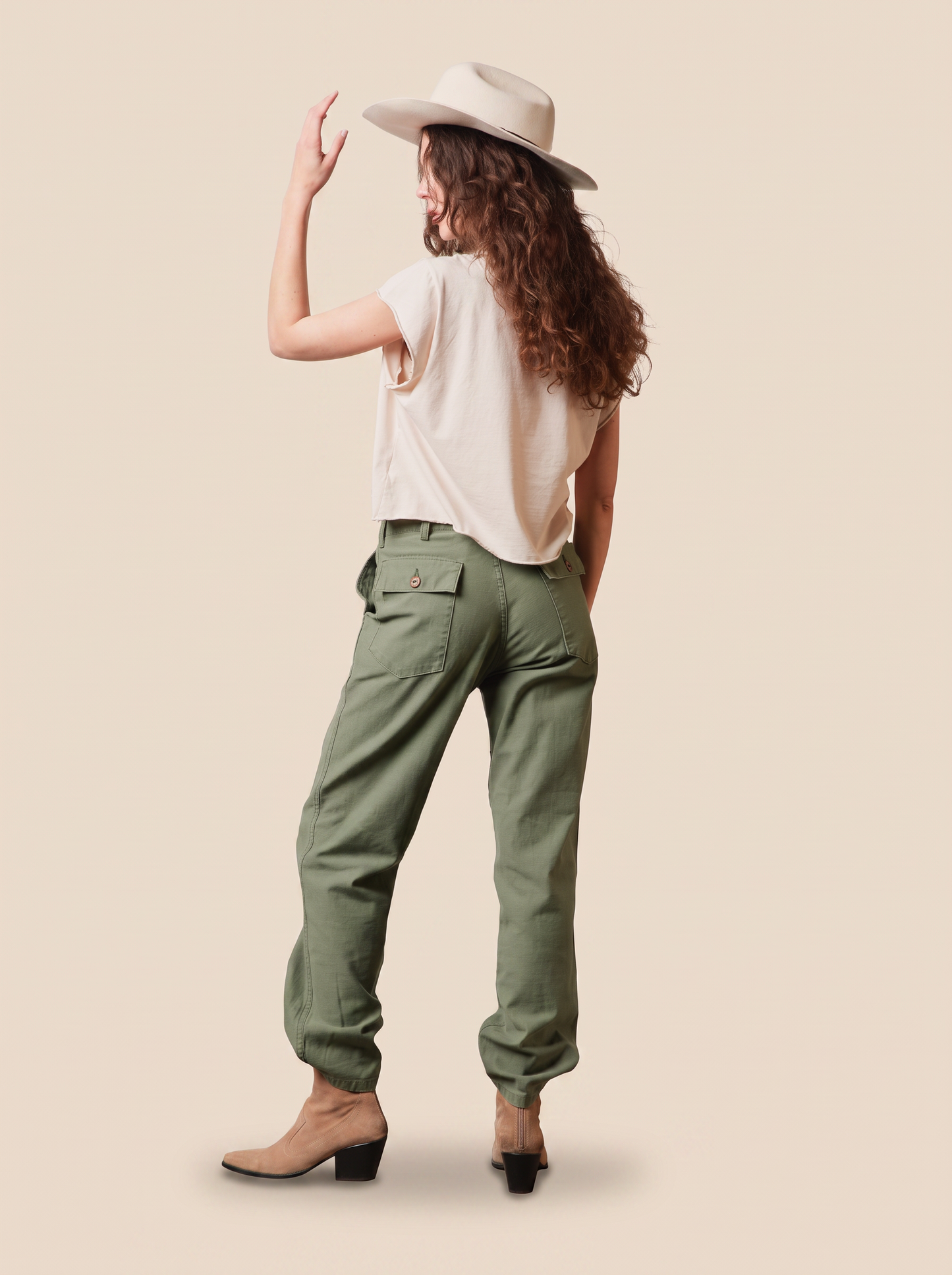 "but First, Rodeo" Crop Top in M view 3 - Rodeo Crop Top