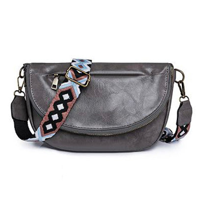 Callie Fold over Leather Crossbody Sling Bag view 14 - Bag Crossbody
