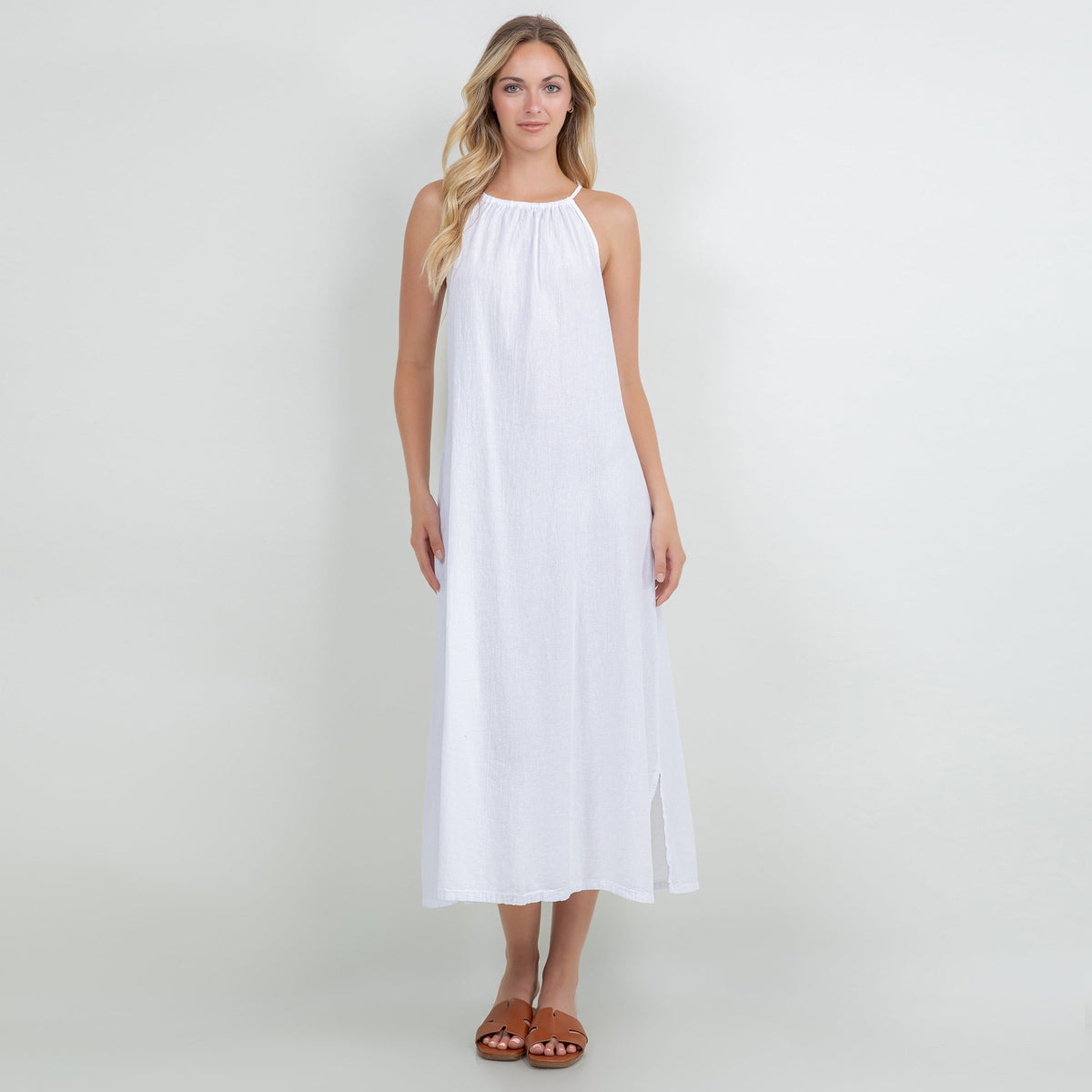 Caterina Dress 100% Cotton Gauze - MeeeShop Women's Fashion