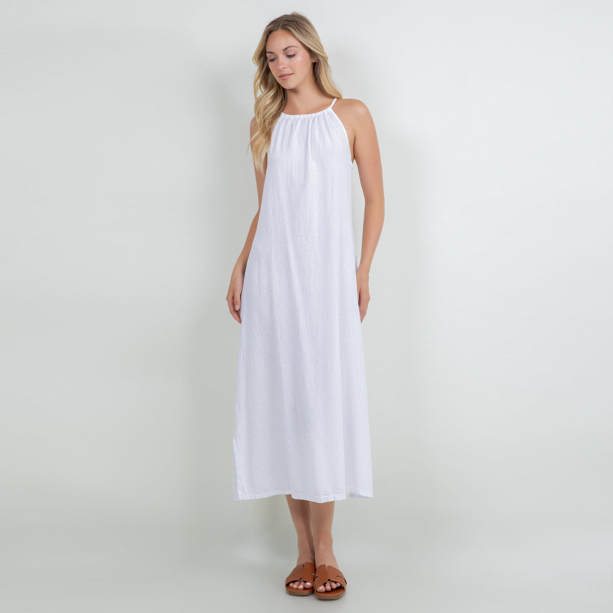 Caterina Dress 100% Cotton Gauze - MeeeShop Women's Fashion