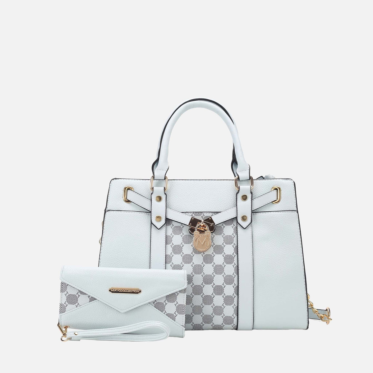 Christine Shoulder Bag and Wallet Set in Pink view 8 - Christina Shoulder Bag (one-piece)
