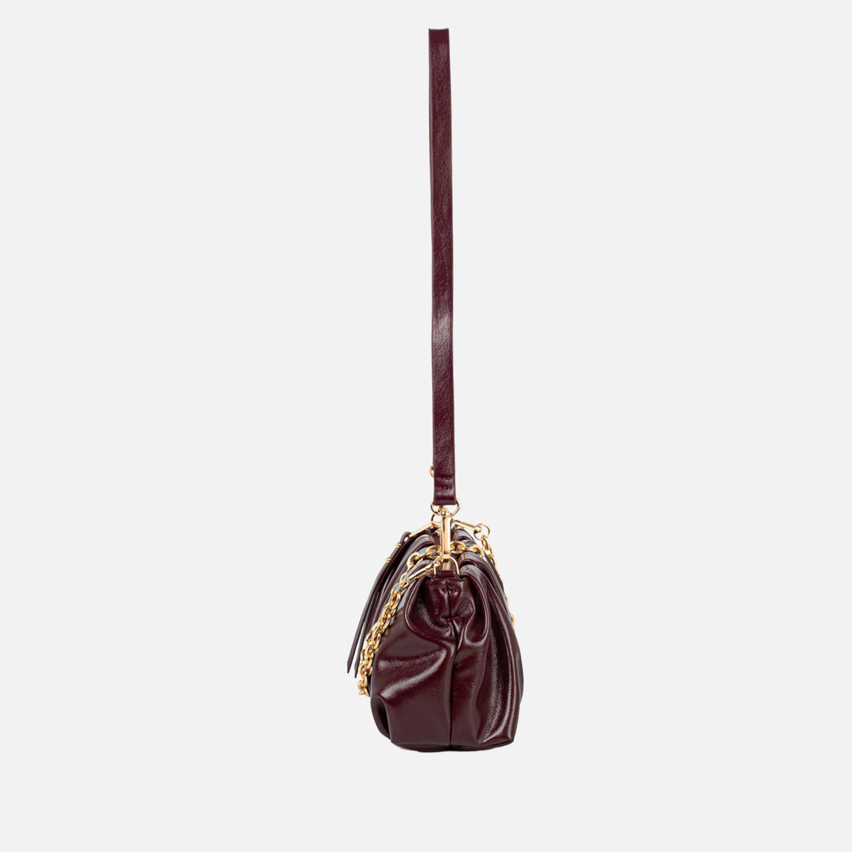 Cinthya Shoulder Bag in Dark Brown view 4 - Cynthia Shoulder Bag