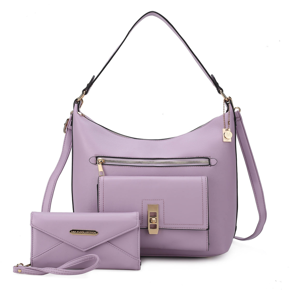Clara Shoulder Bag and Set in Light Grey view 7 - Clara Shoulder Bag Coach (one-piece)