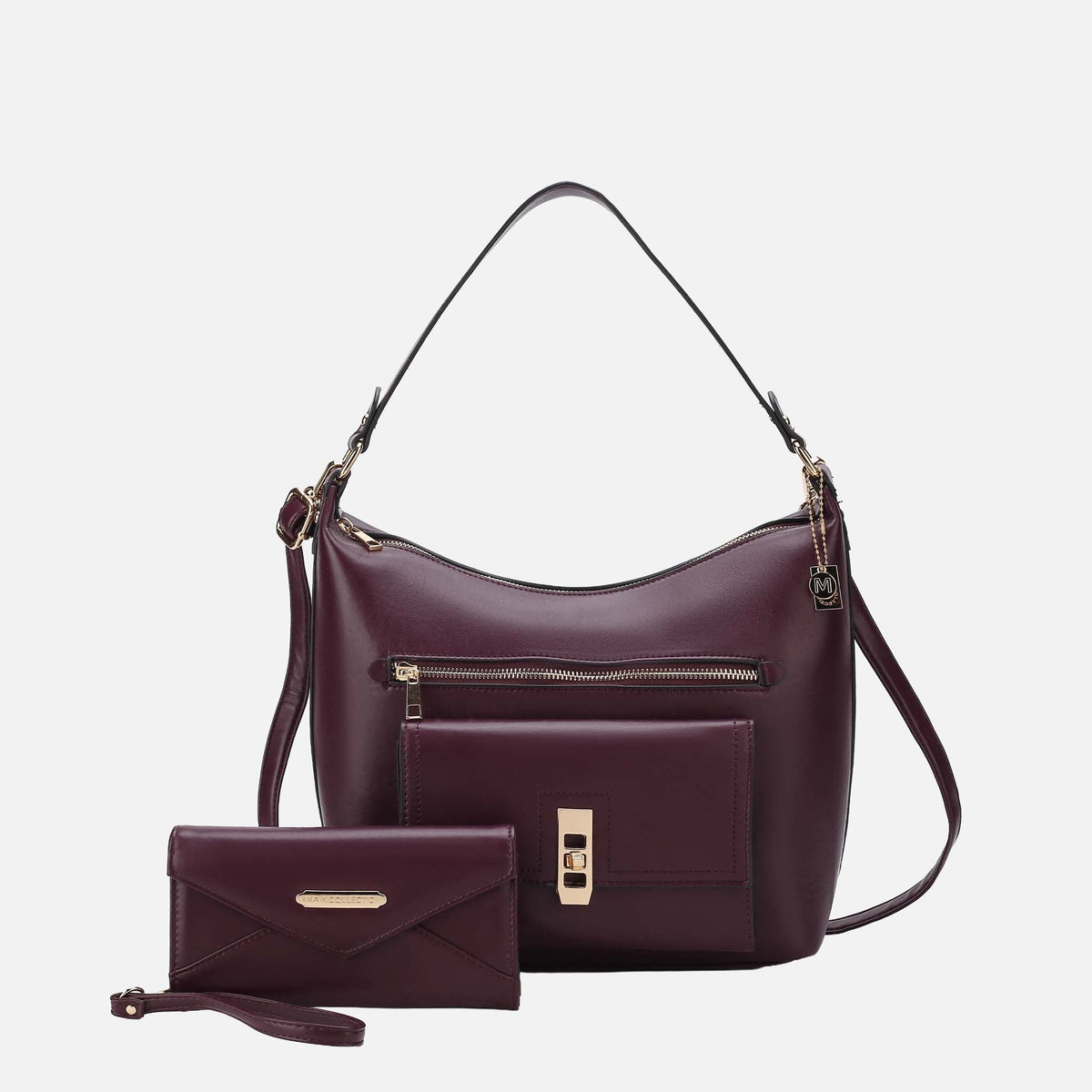Clara Shoulder Bag and Set in Taupe view 11 - Clara Shoulder Bag Coach (one-piece)