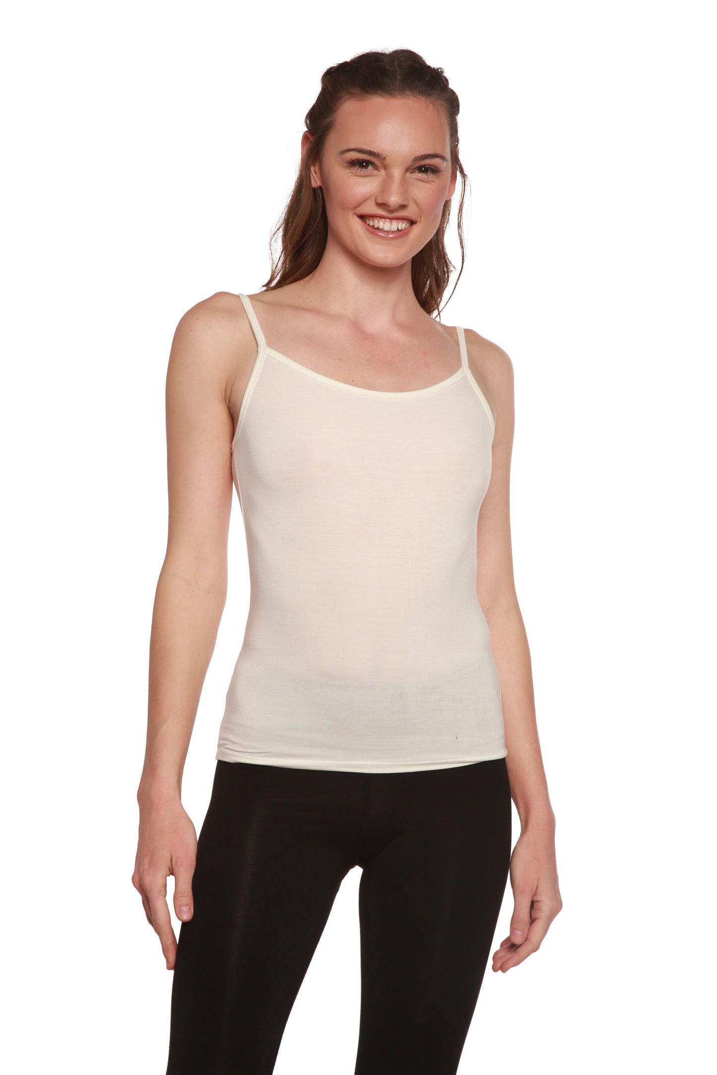 Clearance Women's Bamboo Viscose Spaghetti Strap Camisole in Large view 12 (top)