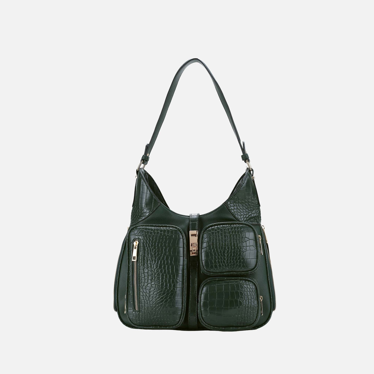 Daphne Shoulder Bag in Charcoal Grey view 4 - Daphne Shoulder Bag Guess