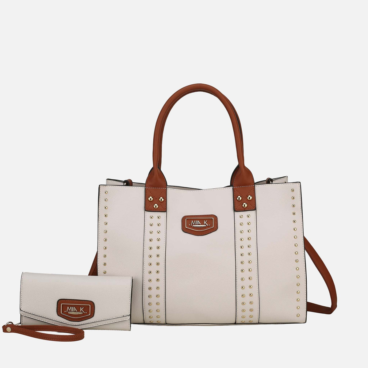 Davina Tote Bag and Wallet Set in Charcoal Grey view 6 - Divina Tote Bag (one-piece)