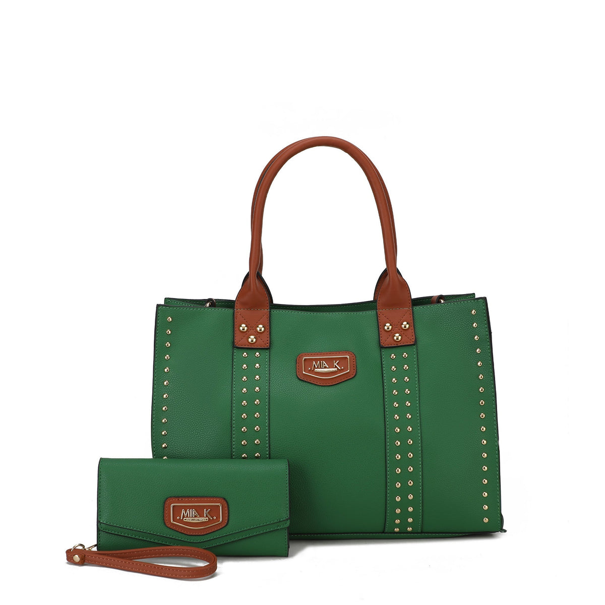 Davina Tote Bag and Wallet Set in Denim Blue view 7 - Divina Tote Bag (one-piece)